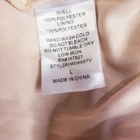 Anthropologie Just Me lace overlay dress size L - Picture 13 of 16